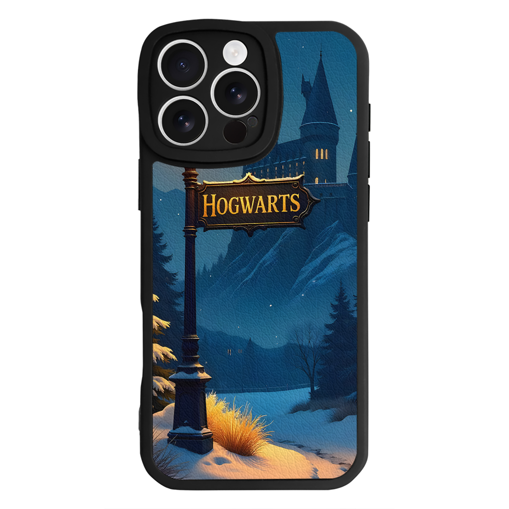 （画像用） Harry Potter ハリー・ポッターシリーズ 【iPhone 16シリーズ対応】シリコンスマホケース（レザー調） 材質：シリコン